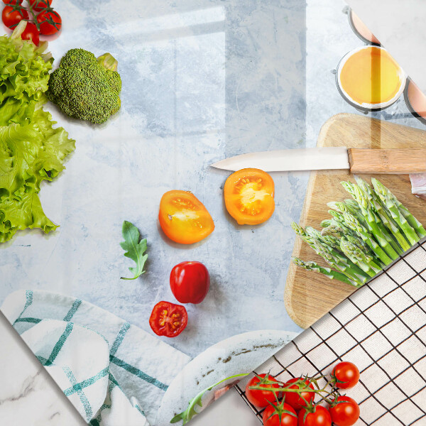 Chopping board Ingredients in the kitchen