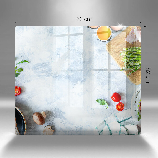 Chopping board Ingredients in the kitchen