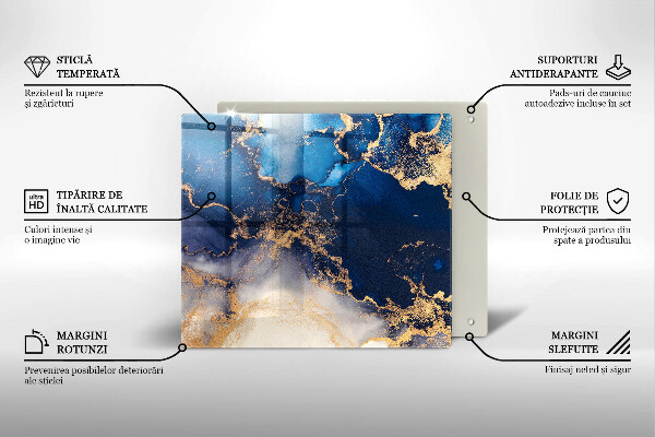 Kitchen worktop protector Marble abstraction