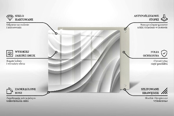 Kitchen worktop protector Geometric lines