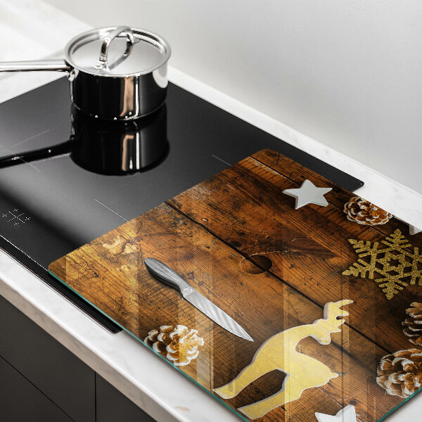 Kitchen worktop protector Christmas decorations