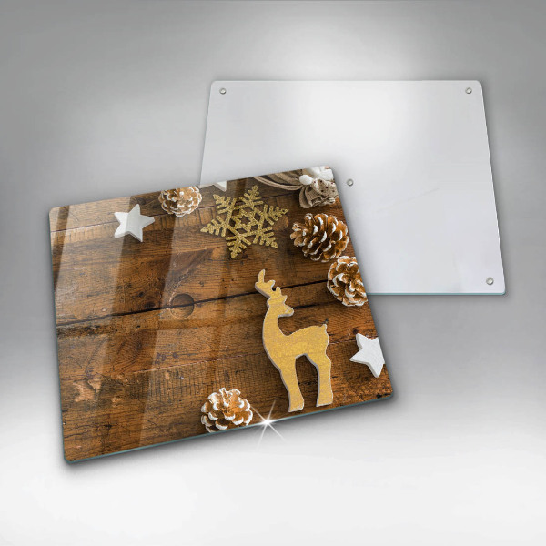 Kitchen worktop protector Christmas decorations