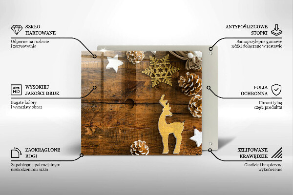 Kitchen worktop protector Christmas decorations