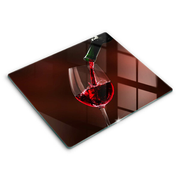 Kitchen worktop protector A glass of wine