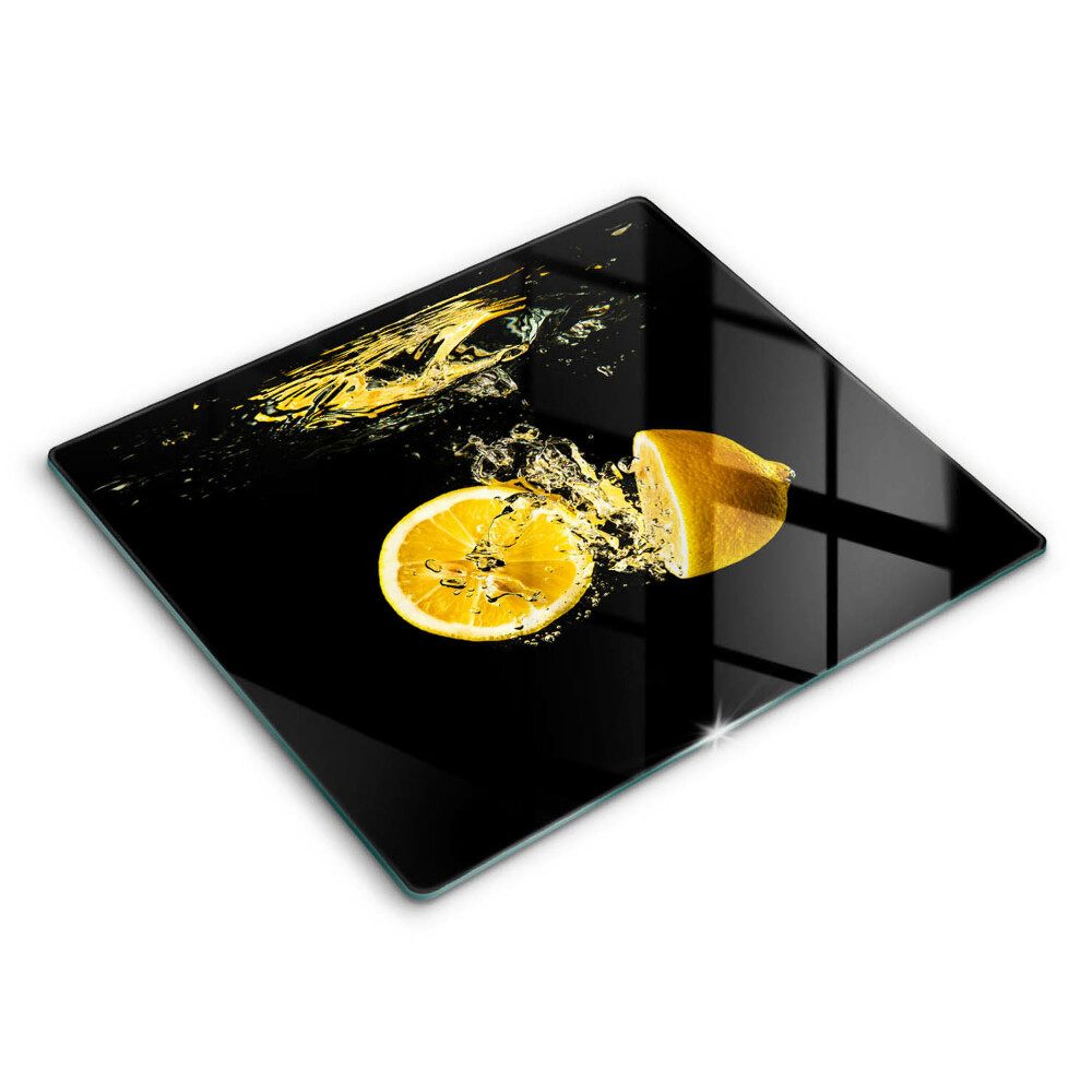 Glass worktop saver Juicy lemon fruit