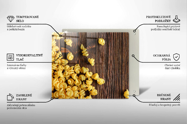 Kitchen worktop protector Pasta on a table