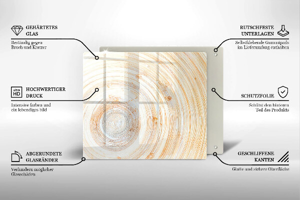 Kitchen worktop protector Wood texture