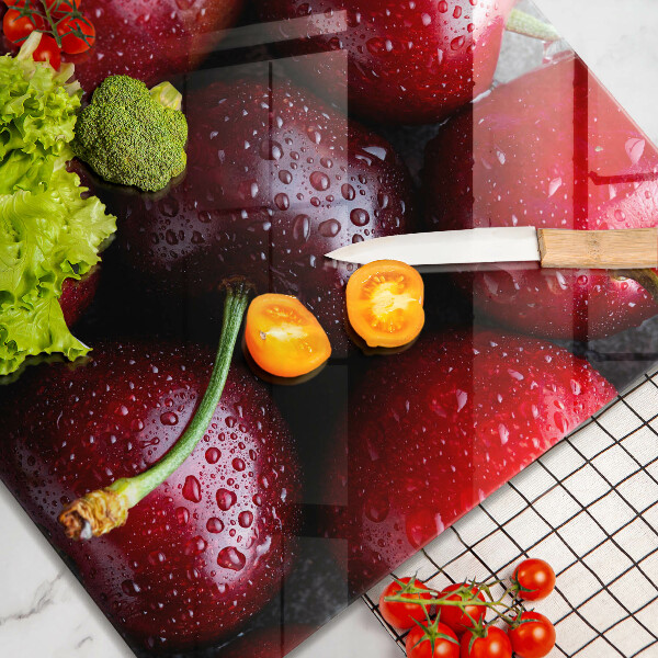 Kitchen worktop protector Cherries close-up