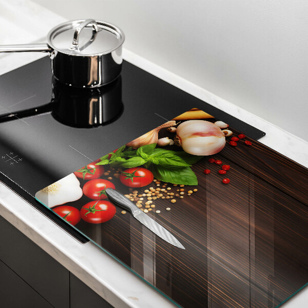 Kitchen worktop protector Vegetables on the table