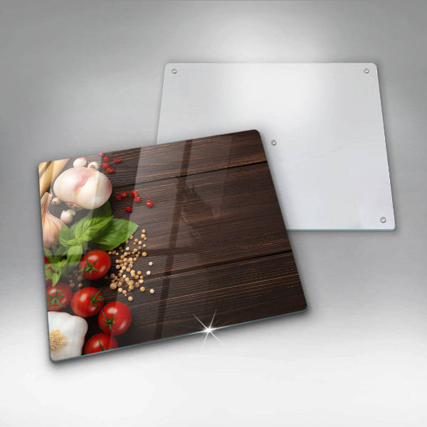 Kitchen worktop protector Vegetables on the table