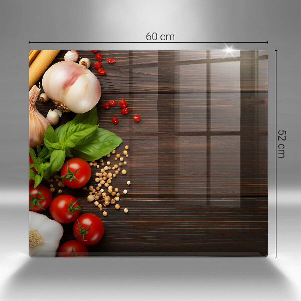 Kitchen worktop protector Vegetables on the table