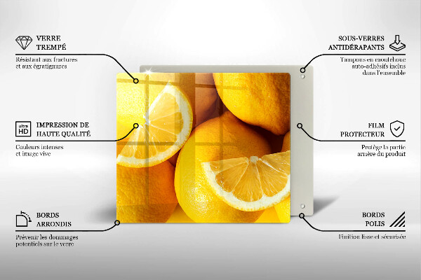 Kitchen worktop protector Juicy lemons