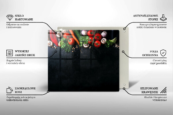 Kitchen worktop protector Colorful vegetables