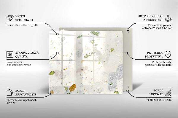 Kitchen worktop protector Falling leaves