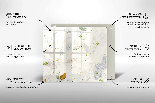 Kitchen worktop protector Falling leaves