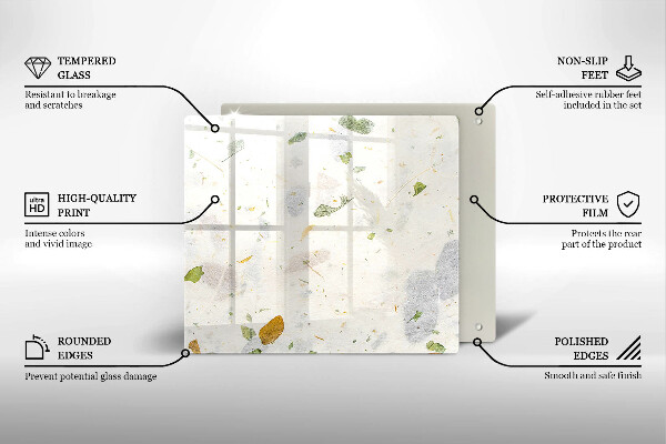 Kitchen worktop protector Falling leaves