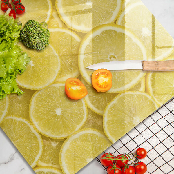 Glass worktop saver Lemon fruit