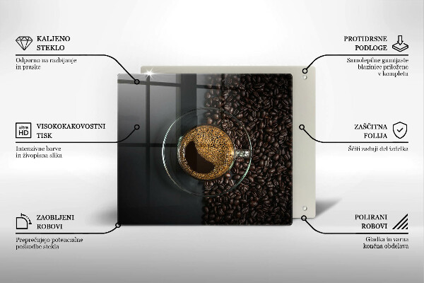 Kitchen worktop protector Coffee and grains