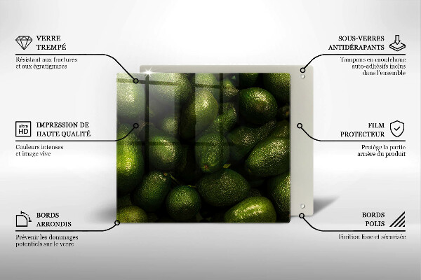 Chopping board Avocado fruit