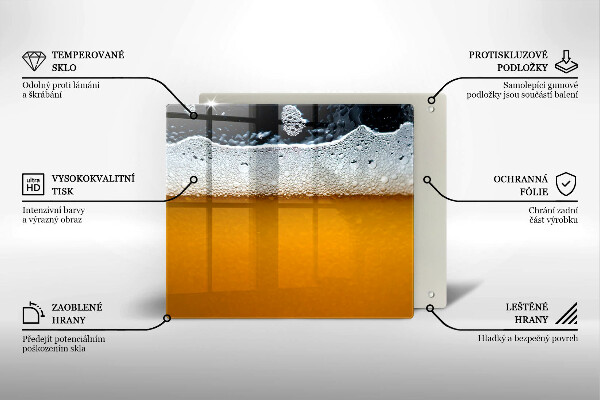 Chopping board Beer drink foam