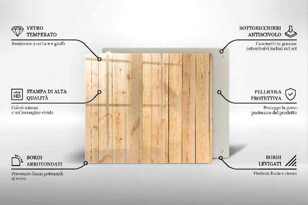 Chopping board Delicate wooden boards