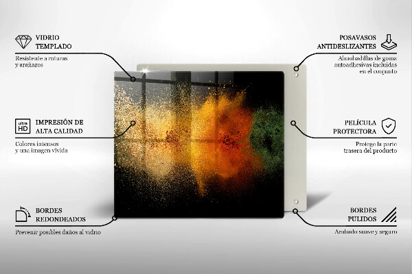 Chopping board Colorful spices