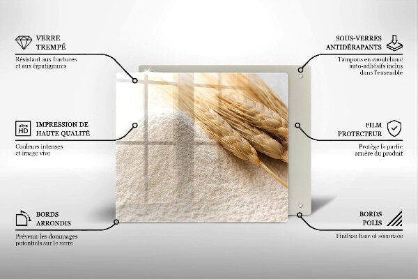 Chopping board Flour and cereals