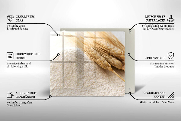 Chopping board Flour and cereals