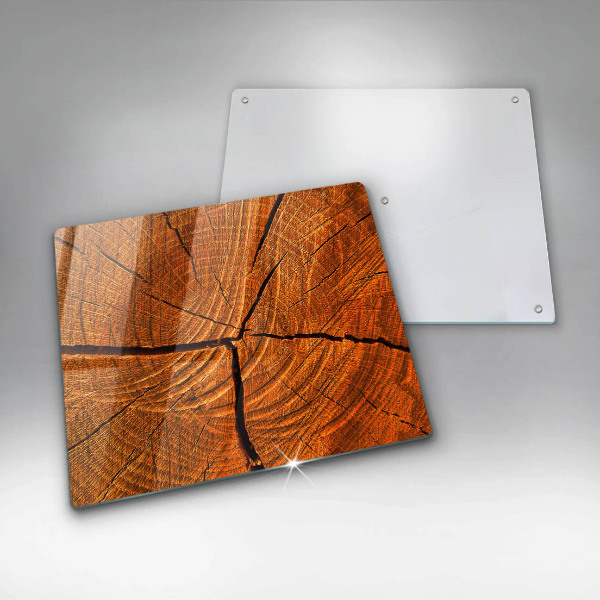 Kitchen worktop protector Wood trunk structure