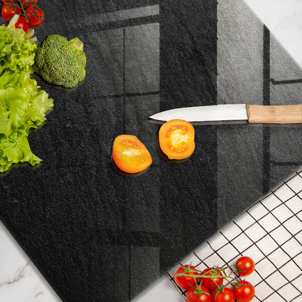 Glass worktop saver rock texture