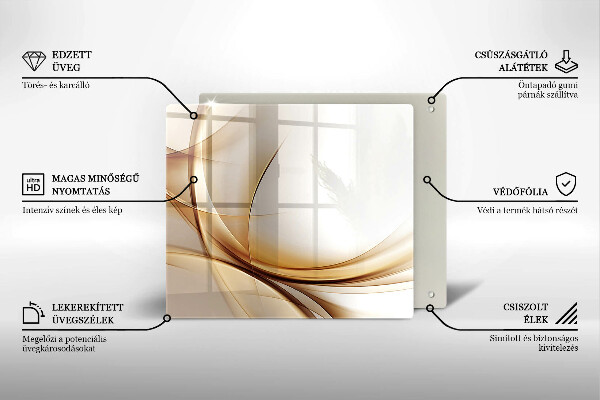 Kitchen worktop protector Abstraction shapes