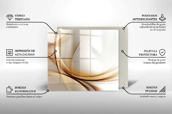 Kitchen worktop protector Abstraction shapes