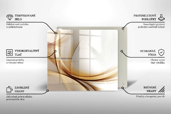 Kitchen worktop protector Abstraction shapes