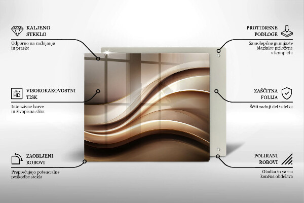 Kitchen worktop protector Abstraction mild lines