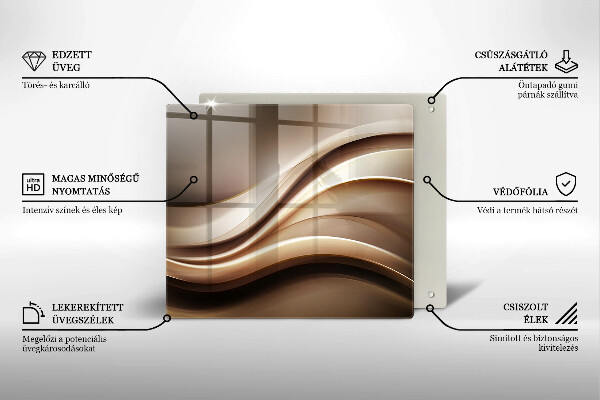 Kitchen worktop protector Abstraction mild lines