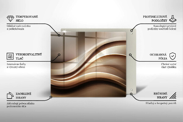 Kitchen worktop protector Abstraction mild lines