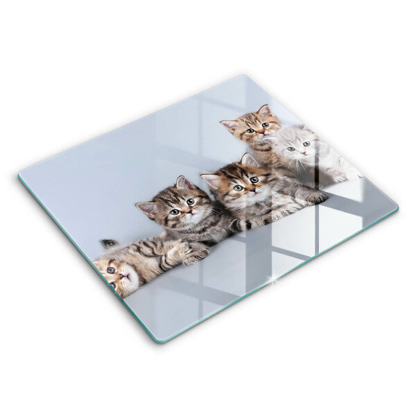 Kitchen worktop protector Sweet small cats