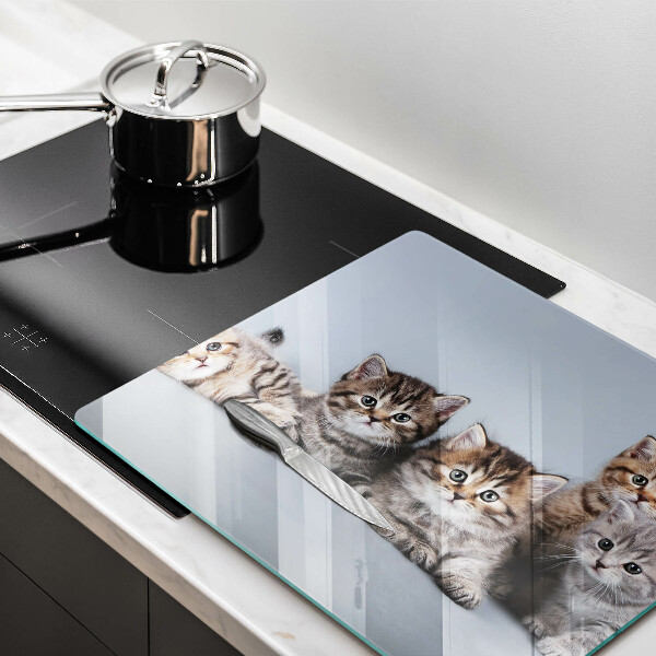 Kitchen worktop protector Sweet small cats