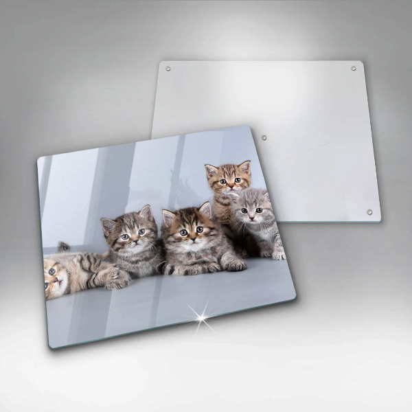 Kitchen worktop protector Sweet small cats