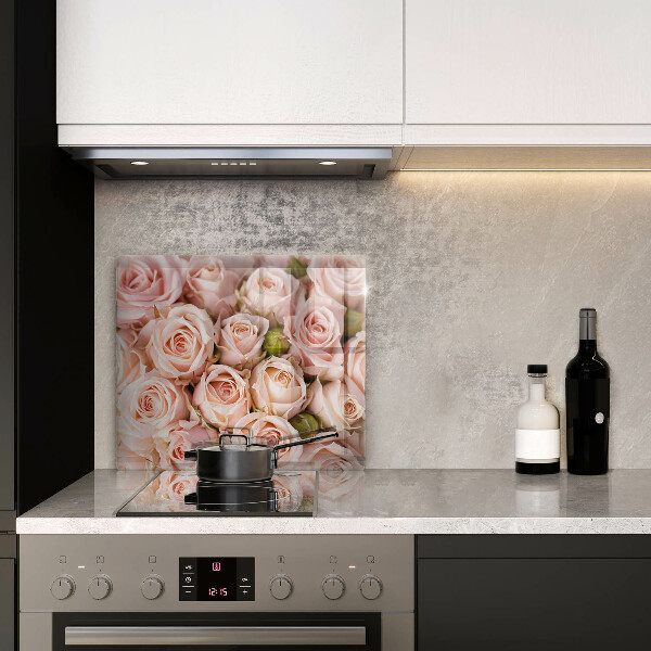 Kitchen worktop protector A delicate bouquet of roses