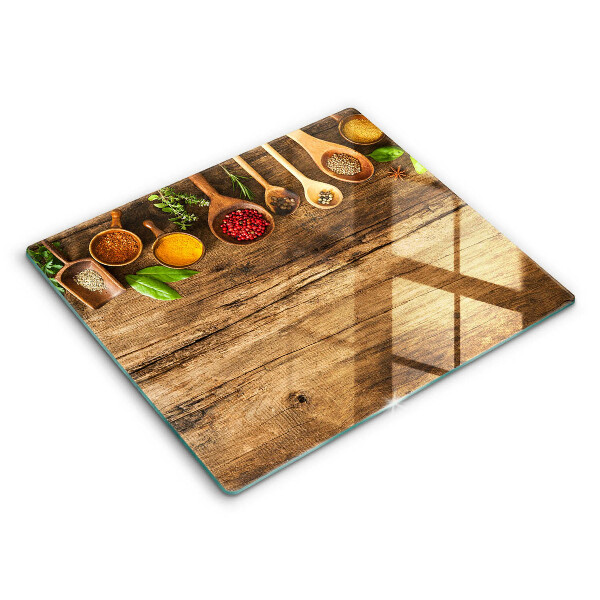 Kitchen worktop protector Wooden spices