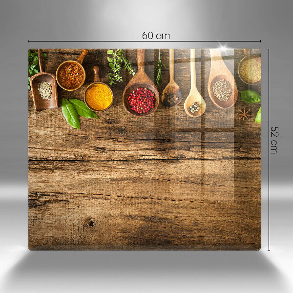 Kitchen worktop protector Wooden spices