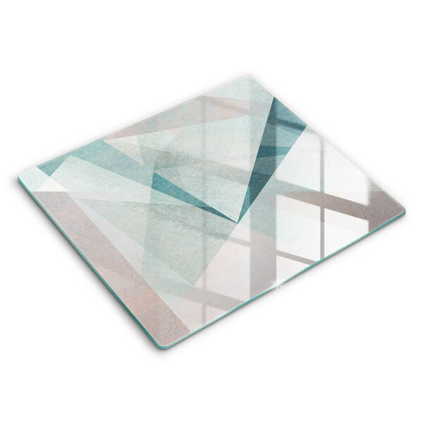 Chopping board glass Sharp abstraction