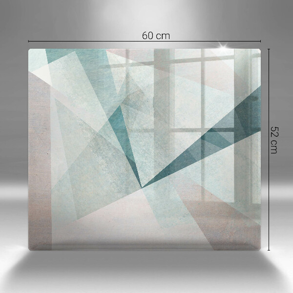 Chopping board glass Sharp abstraction
