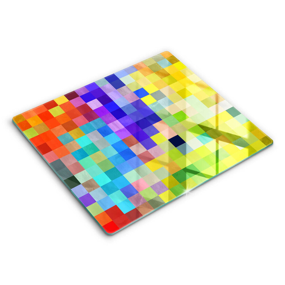 Kitchen worktop protector Colorful squares pixels