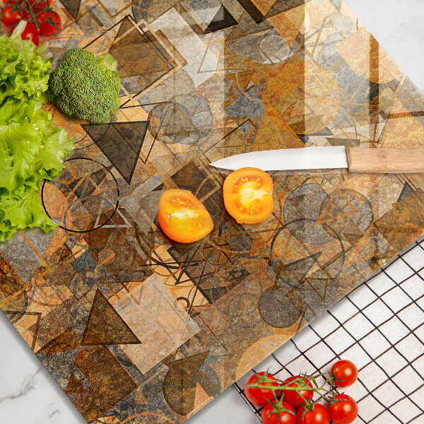 Kitchen worktop protector Geometric figure pattern