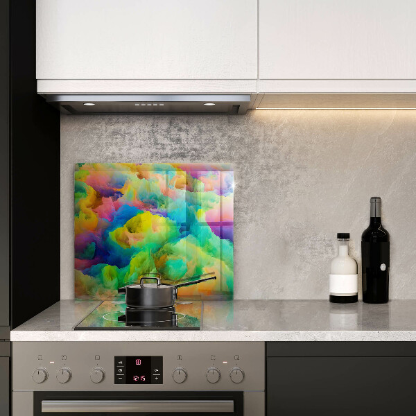 Kitchen worktop protector Colorful abstraction