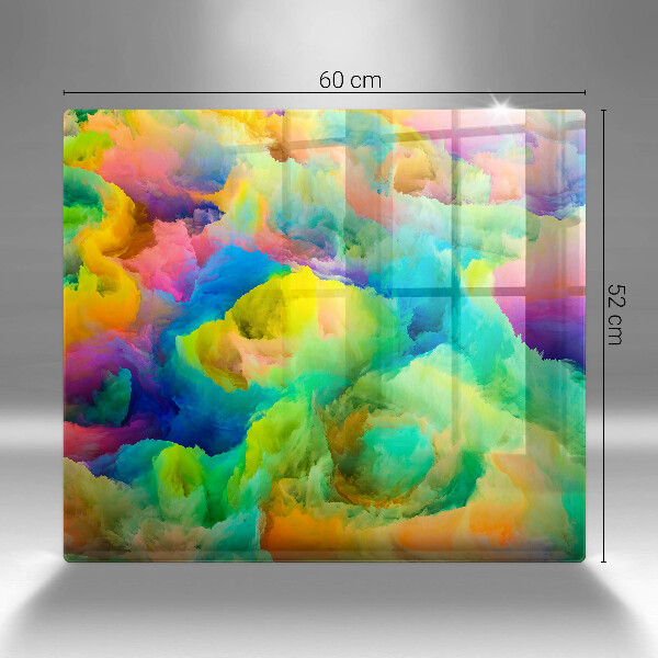 Kitchen worktop protector Colorful abstraction
