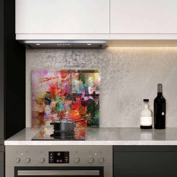 Kitchen worktop protector Paint abstraction