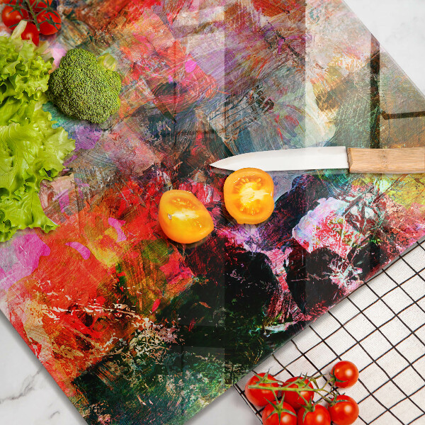 Kitchen worktop protector Paint abstraction